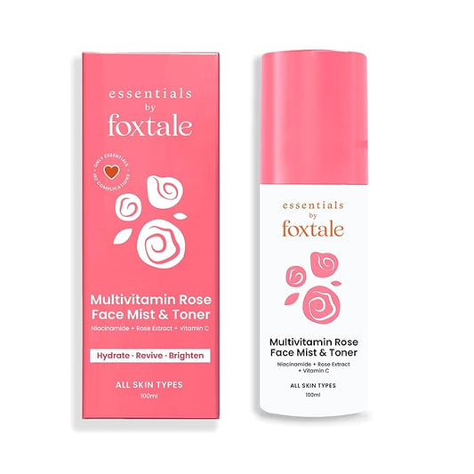 FOXTALE By Essentials Multivitamin Rose Face Mist & Toner 100 ml Foxtale
