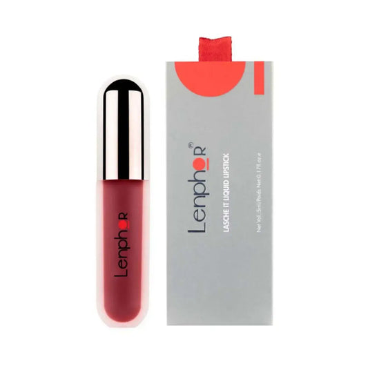 LENPHOR Lalsche It Liquid Lipstick 5ml VERMILION WINE-01 LENPHOR