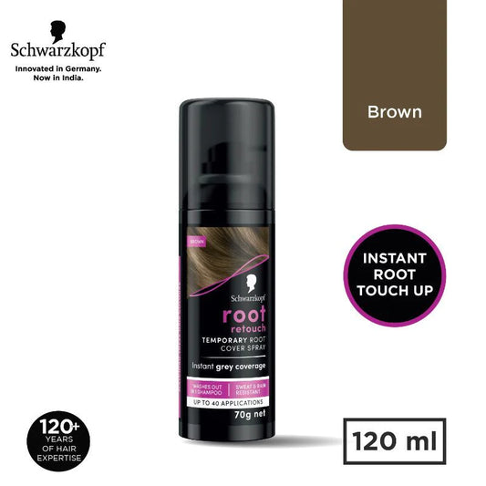 SCHWARKOPF Retoucher Rootouch Spray (BROWN) 120ML Schwarzkopf