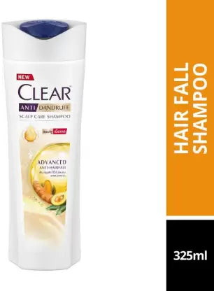 CLEAR Anti Dandruff Scalp Care Shampoo Advanced Anti-Hairfall 325ml CLEAR