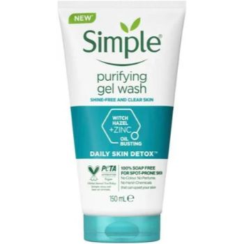SIMPLE Purifying Gel Wash Daily Skin Detox 150 ml SIMPLE