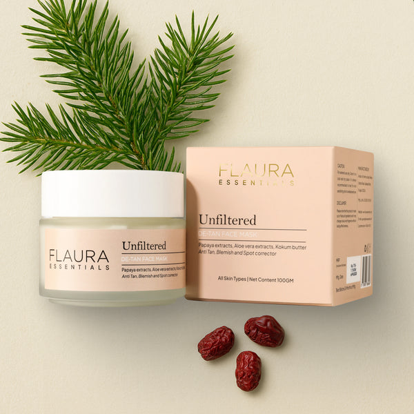 FLAURA ESSENTIALS UNFILTERED DE-TAN FACE MASK 100G Flaura