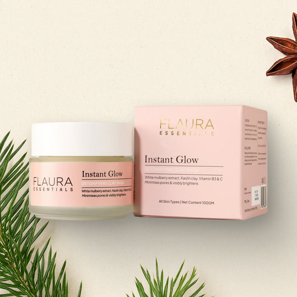 FLAURA ESSENTIALS INSTANT GLOW  POLISHING FACE SCRUB 100G Flaura