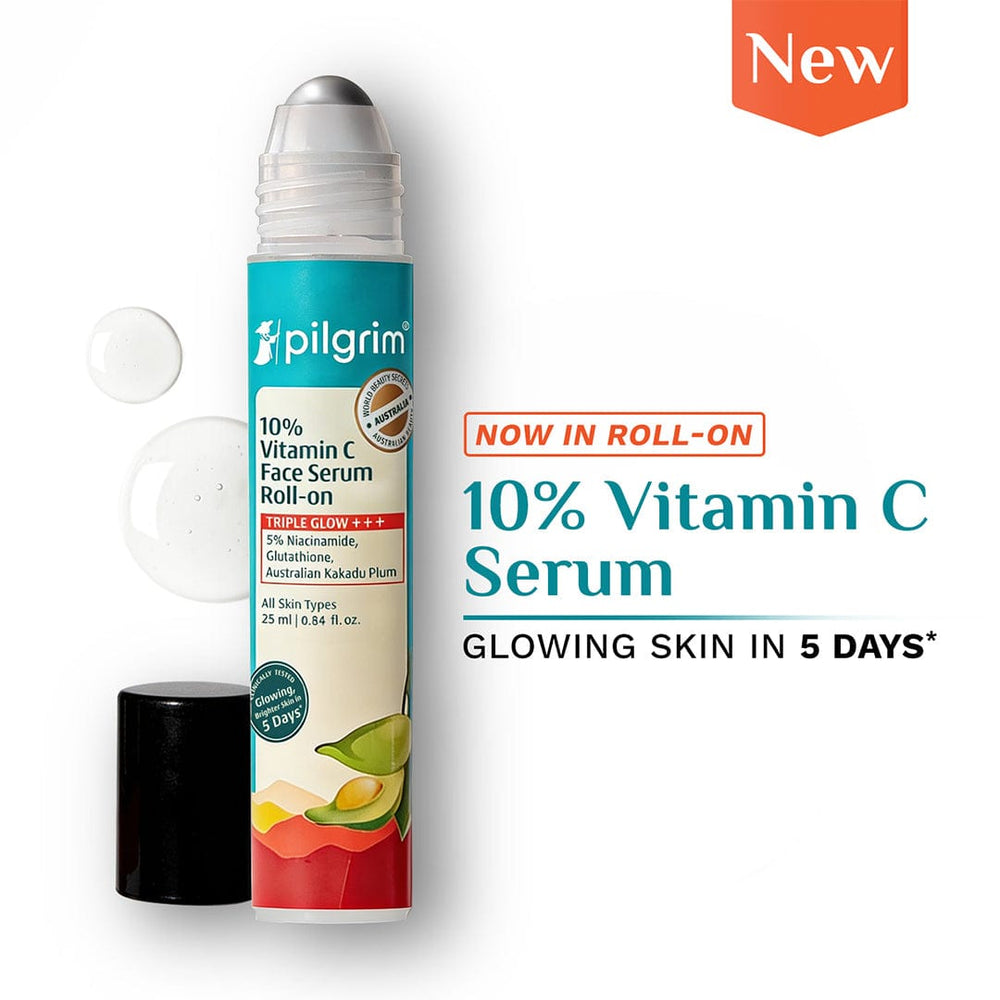 Pilgrim 10% Vitamin C Face Serum Roll-On 25ml Pilgrim