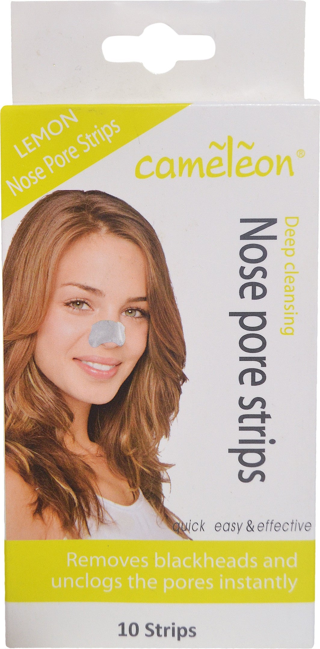 Cameleon Nose Pore Strips in Lemon - 10 strips Cameleon