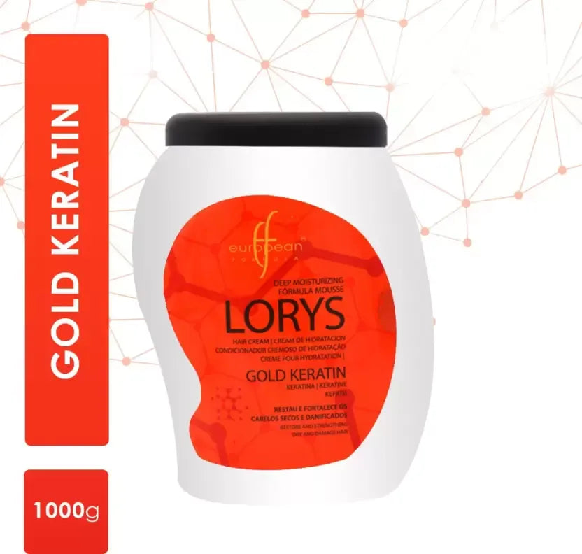European Formula Lorys Gold Keratin Hair Cream 1000 g European Formula