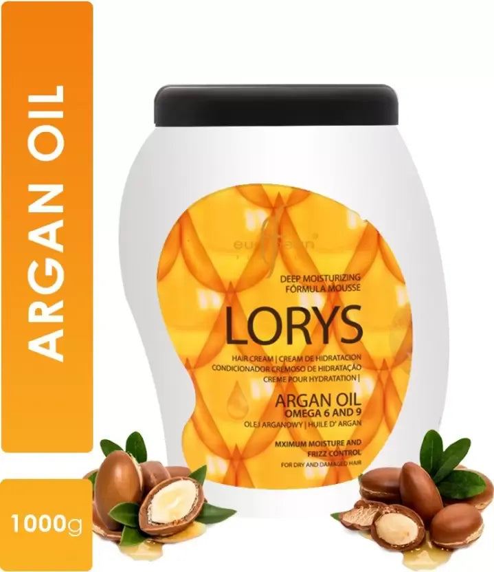 European Formula Lorys Argan Oil Omega 6 & 9 Hair Cream 1000 g European Formula
