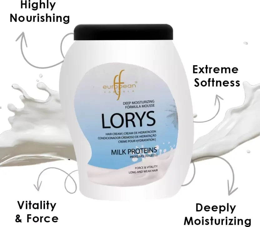 European Formula Lorys Milk Protein Hair Cream 1000 g European Formula