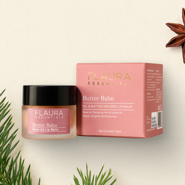 FLAURA Butter Balm (Rose) 5gm Flaura