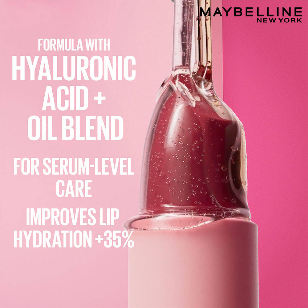 Maybelline Serum Satin Lipstick - 8Hr hydration, One-Swipe Bold Color Beauty Bumble