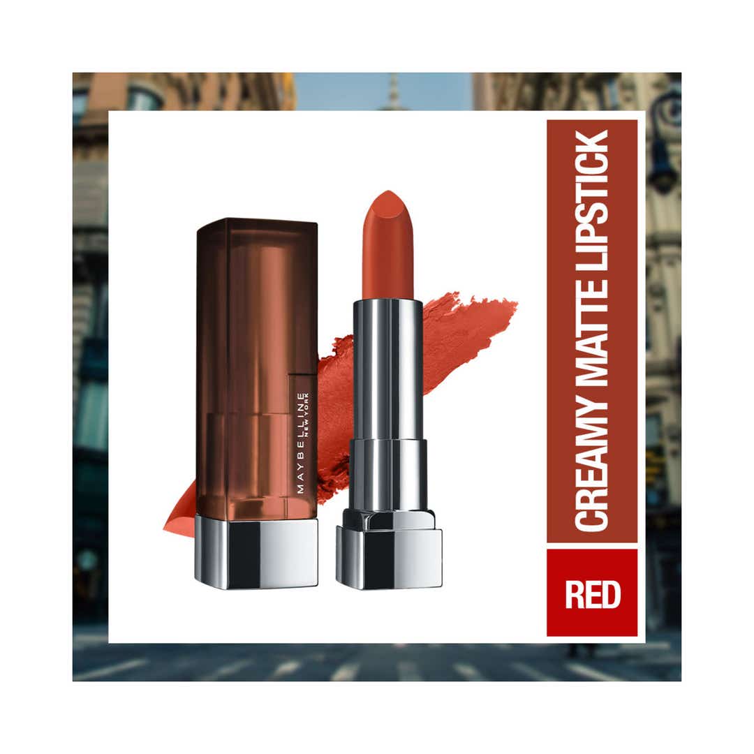 Maybelline New York Color Sensational Creamy Matte Lipstick, Lasts Up To 12H Maybelline