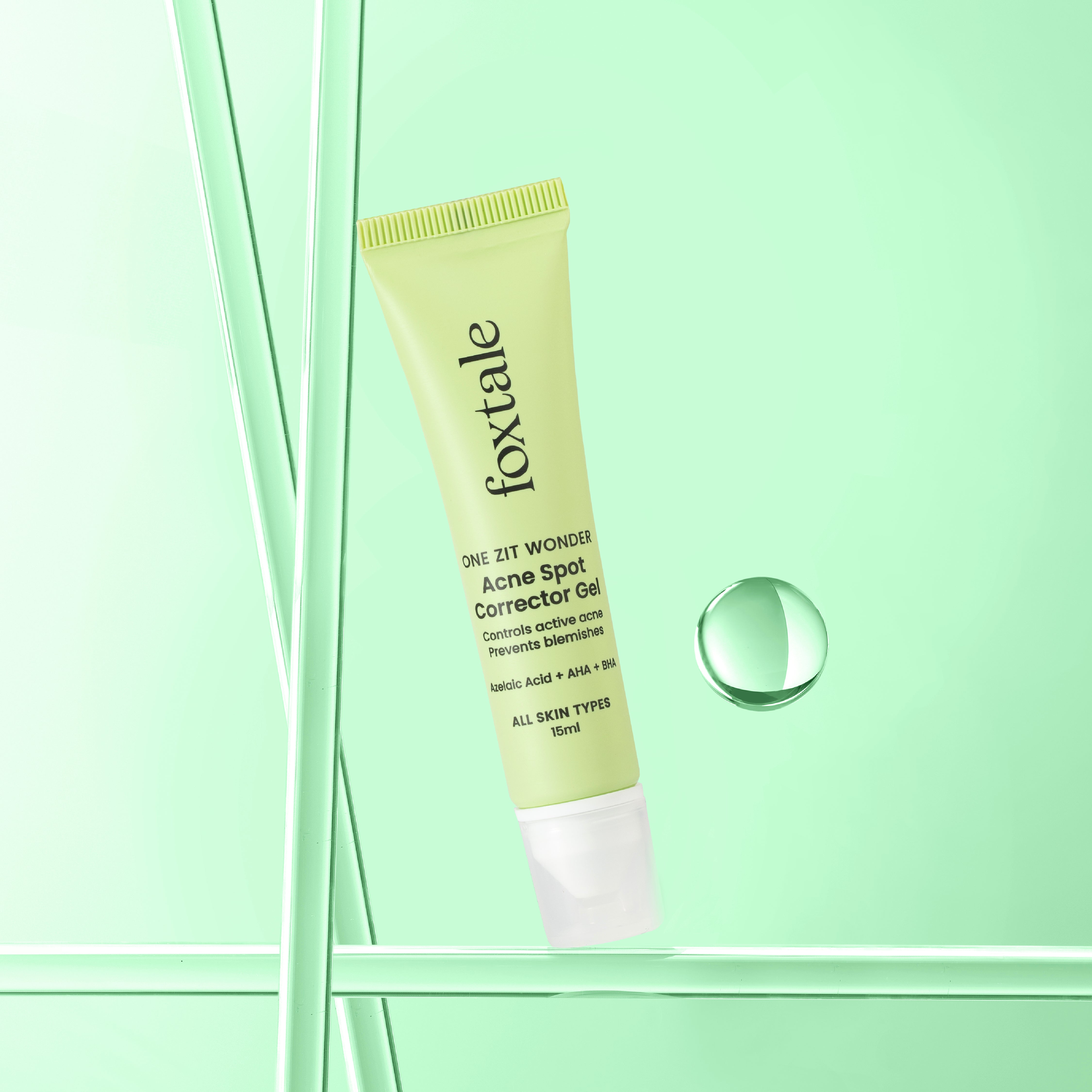 FOXTALE Acne Spot Corrector Gel | Reduction in active acne within 12 hours 15 ML FOXTALE