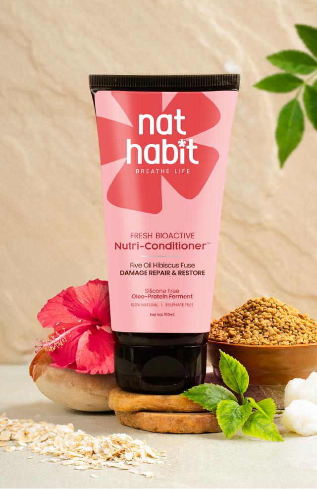 Nat Habit Hibiscus Damage Repair Nutri-Conditioner 125ml Nat Habitat