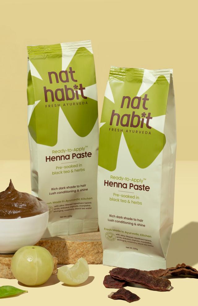 Nat Habit Ready to Apply Fresh Henna Paste Nat Habitat