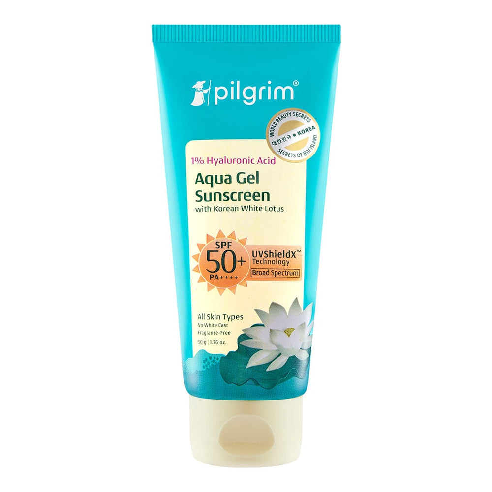 Pilgrim 1% Hyaluronic Acid Aqua Sunscreen Gel SPF 50 PA++++ 50g Pilgrim