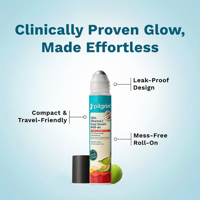 Pilgrim 10% Vitamin C Face Serum Roll-On 25ml Pilgrim