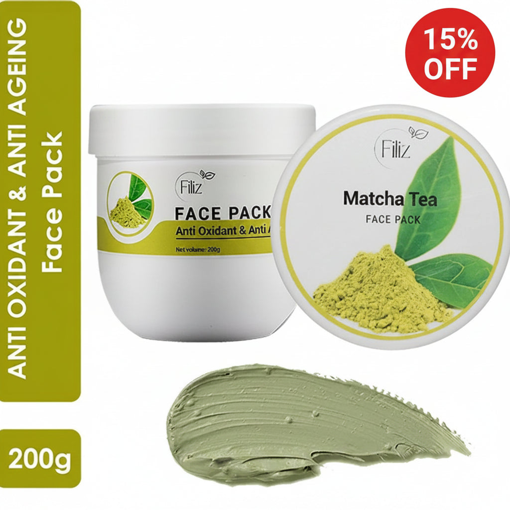 Filiz Face Pack Anti Oxidant & Anti Ageing Matcha Tea 200G FILIZ