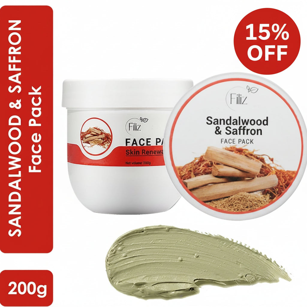 Filiz Face Pack Skin Renewal Sandalwood & Saffron 200G FILIZ