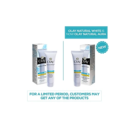 Olay Natural Aura - Vitamin B3, Pro B5, E, With UV Protection, 20 g Olay