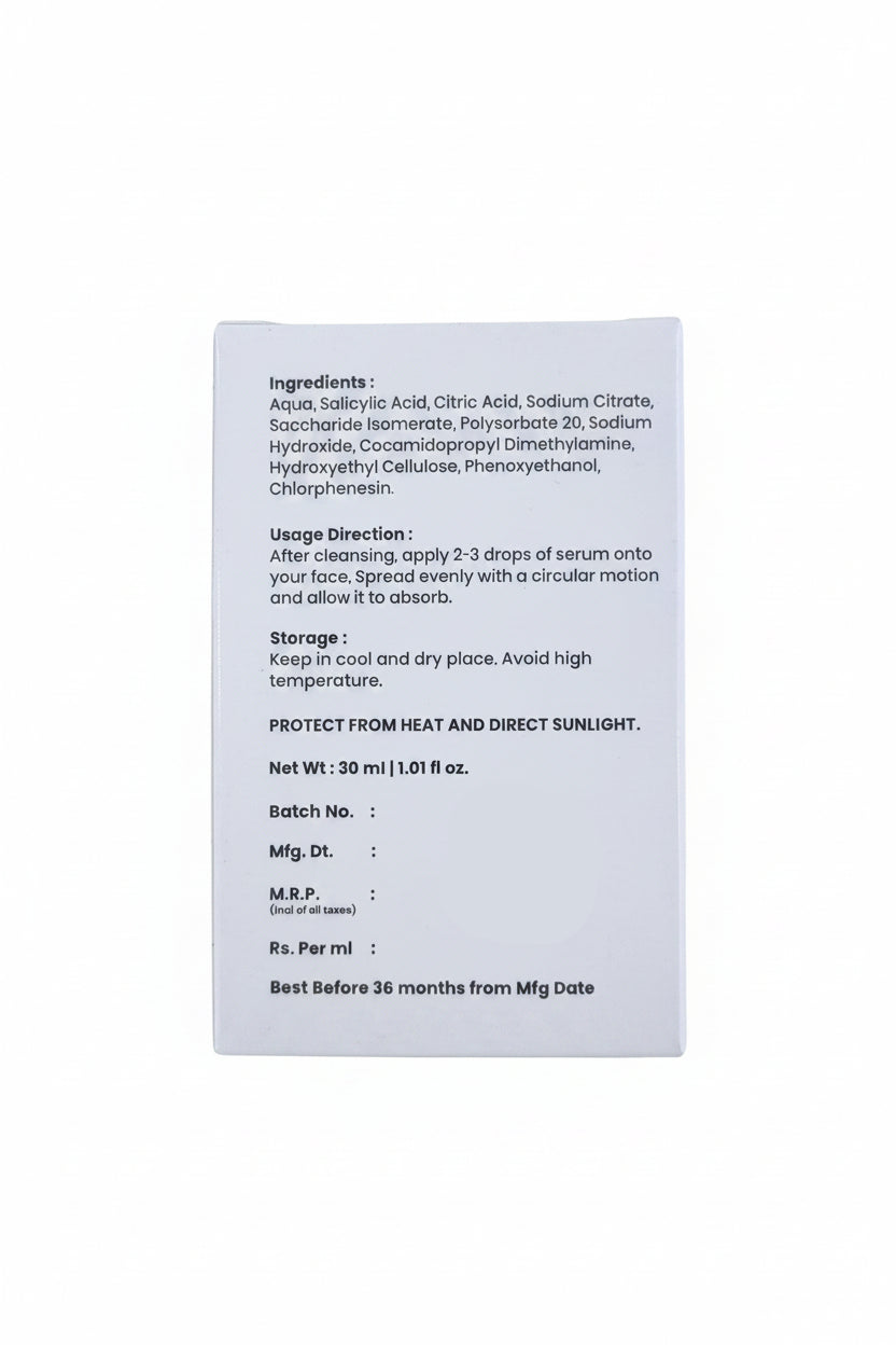 Filiz 2% Salicylic Acid Face Serum - 30Ml FILIZ