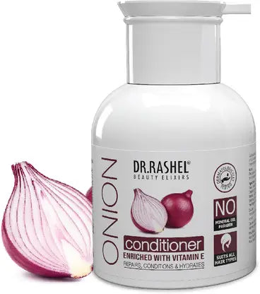 DR.RASHEL Onion Shampoo with Black Seed Oil Promotes Healthy Scalp & Breakage Free Hair (250 ml) Dr. Rashel