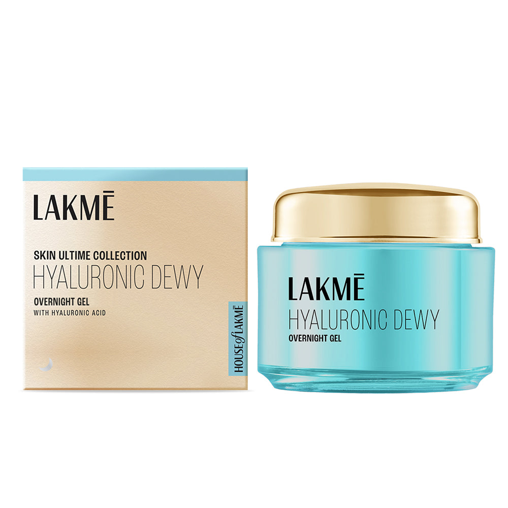 Lakme Hyaluronic Dewy Overnight Gel with Hyaluronic Acid 50G Lakme
