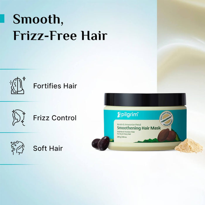 Pilgrim Patuá & Keratin Smoothening Hair Mask 200g Pilgrim