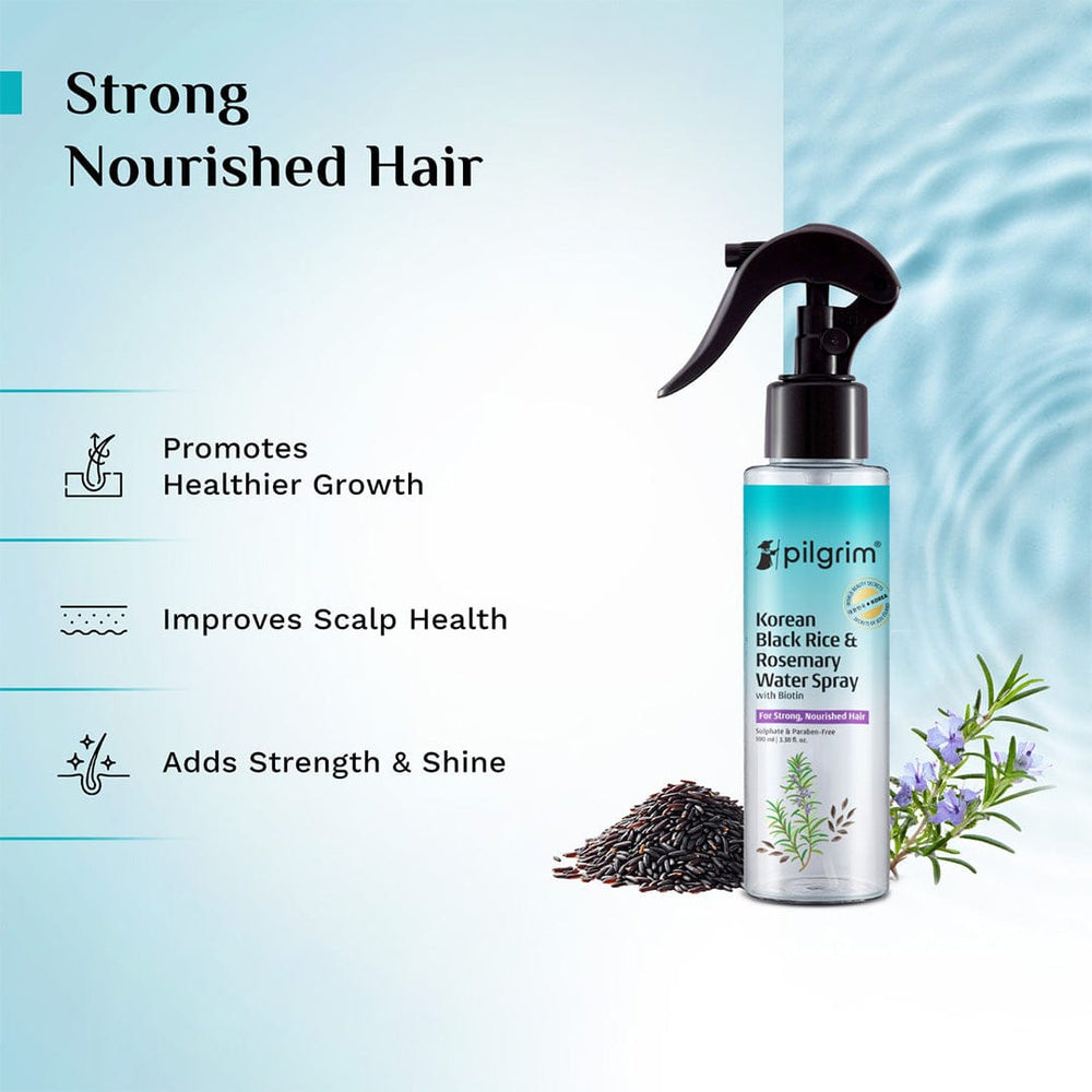 Pilgrim Korean Black Rice and Rosemary Water Spray With Biotin 100ml Pilgrim
