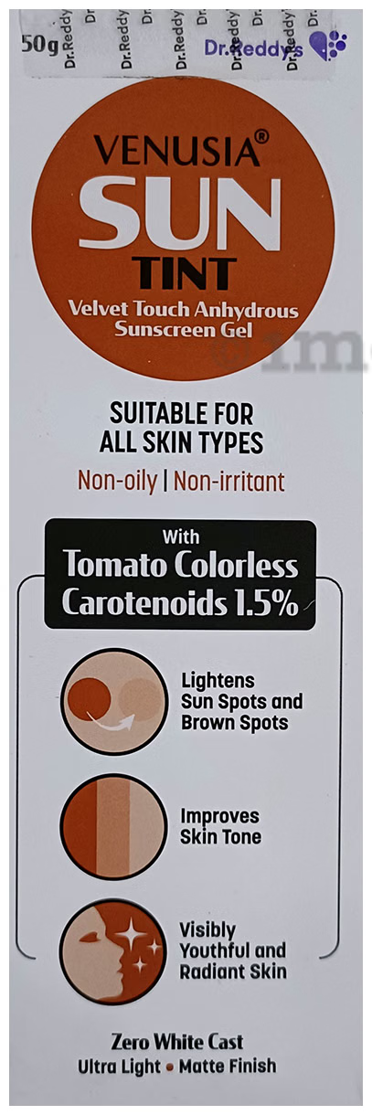 Dr. Reddy Venusia Tint Sunscreen 50G Dr Reddy's