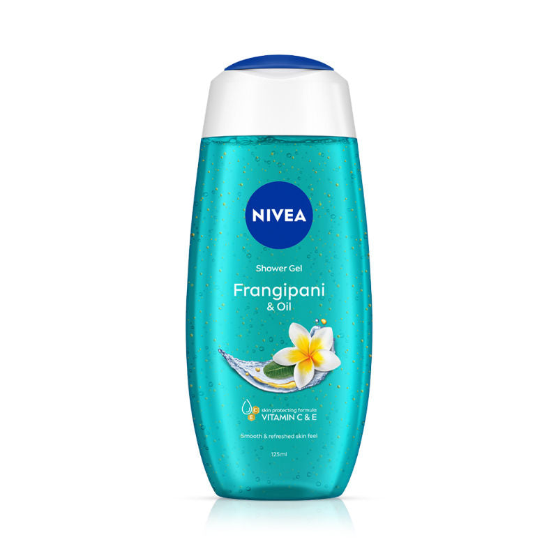 NIVEA Frangipani & care oil Body wash for long-lasting freshness (125ml) NIVEA