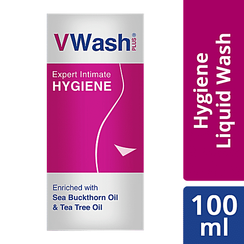 Vwash Plus Expert Intimate Hygiene Liquid Wash, 100 ml VWASH