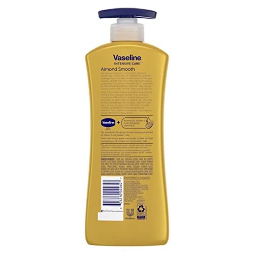 Vaseline Intensive Care Almond Smooth Body Lotion – Deep Nourishment for Soft &amp; Smooth Skin Vaseline