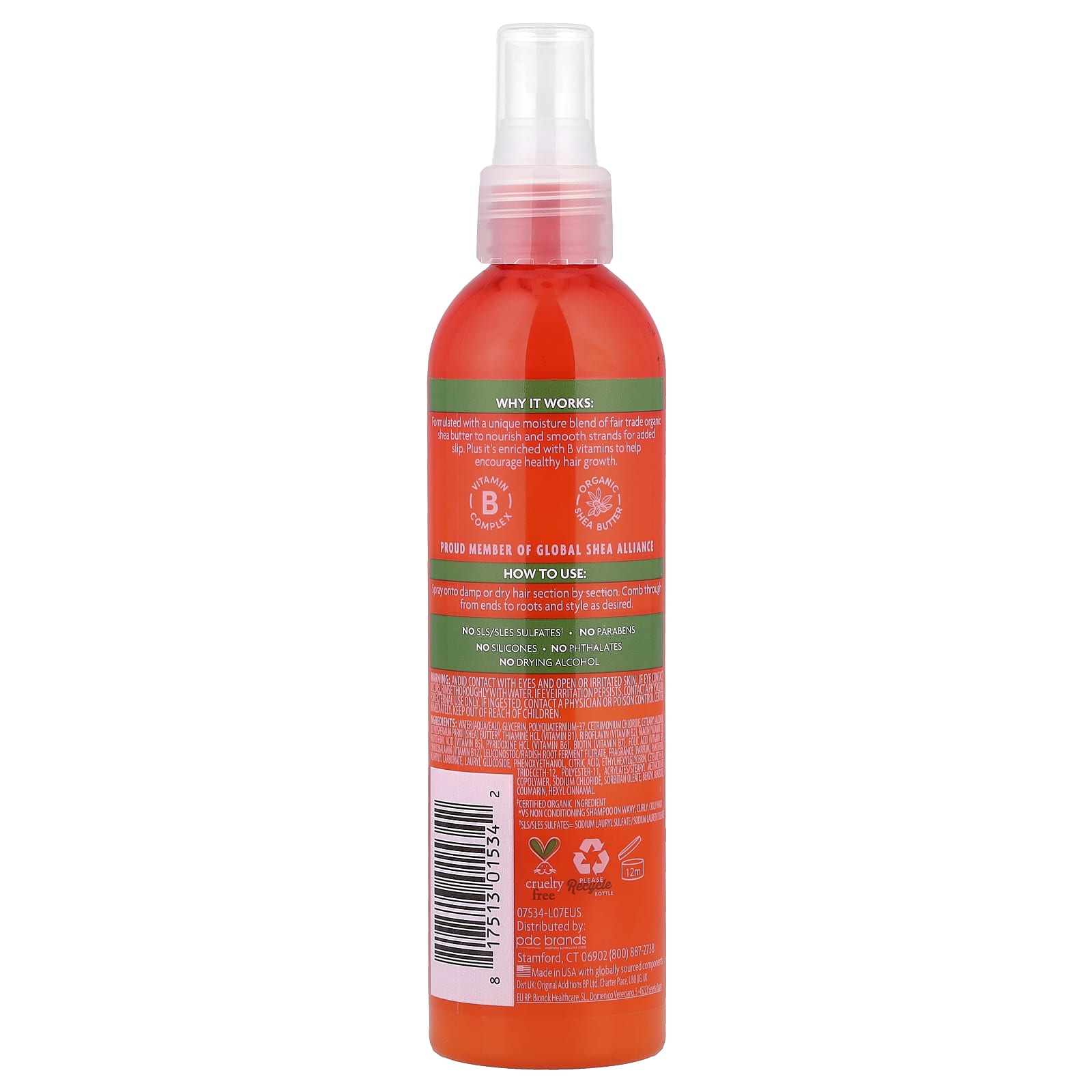 Cantu Detangler Shea Butter Coil Calm Spray 237ML CANTU