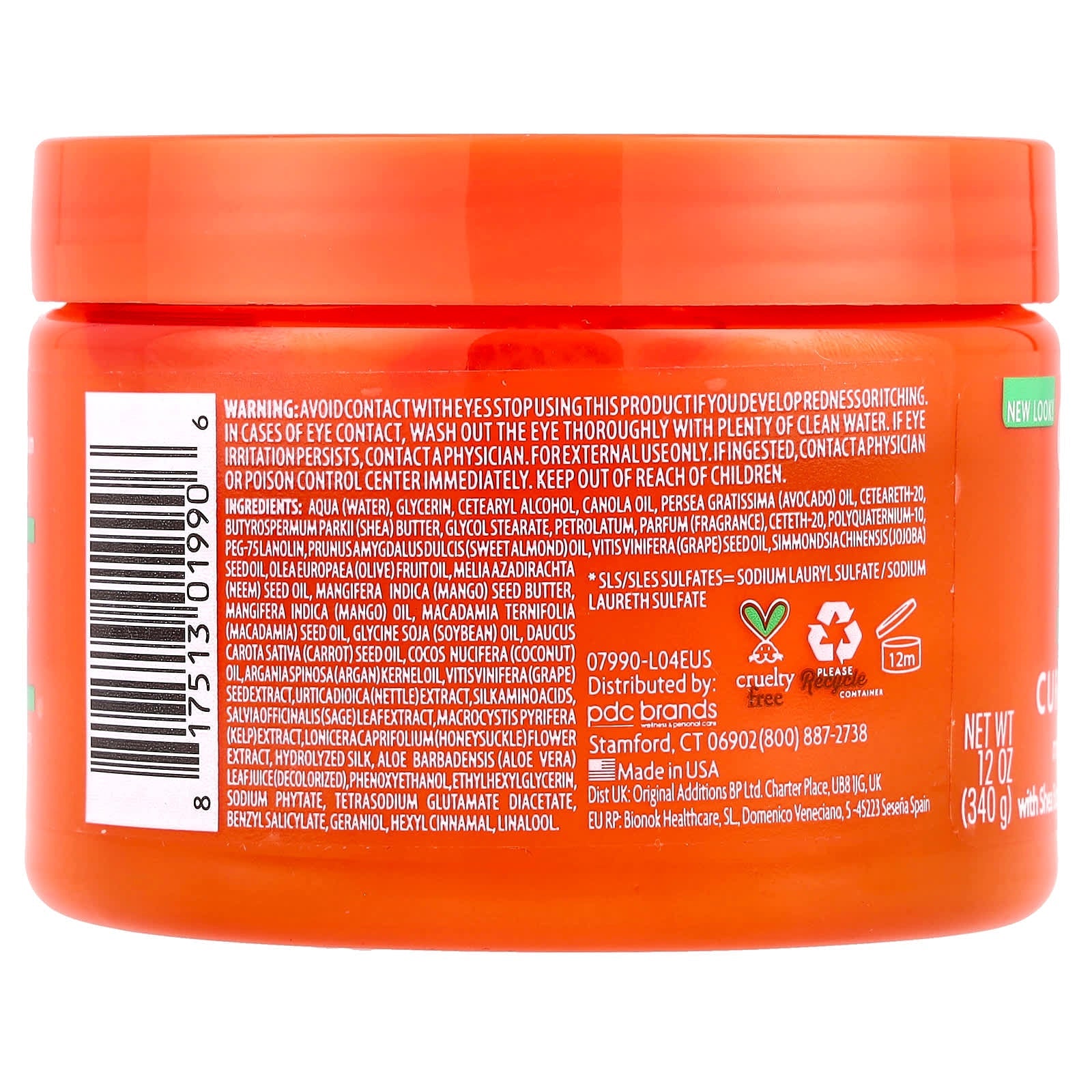 Cantu Avocado Hydrating Curling Cream 340G CANTU