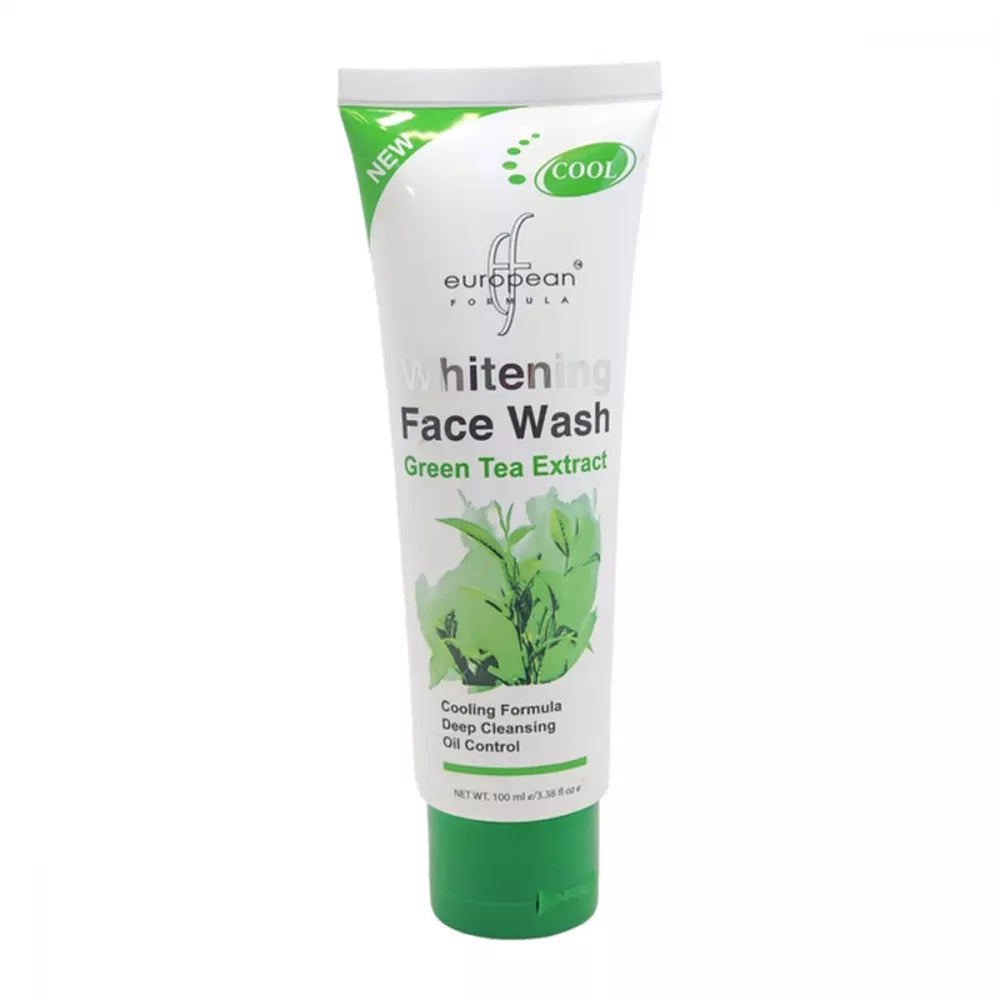 European Formula Whitening Green Tea Face Wash 100 Ml EUROPEAN FORMULA