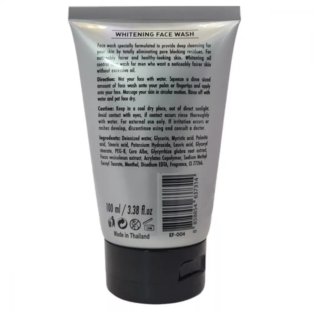 European Formula Men Whitening Face Wash for Oil Control, Deep Cleansing & Fresh Skin European Formula