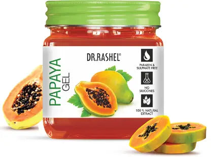 DR.RASHEL Papaya Gel for Face & Body | Gentle Exfoliation, Hydration & Clear Skin Tone (380 ml) Dr. Rashel