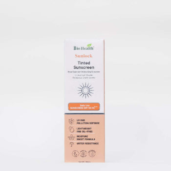 Bio Health Sunlock Tinted Sunscreen 50gm Bio Health