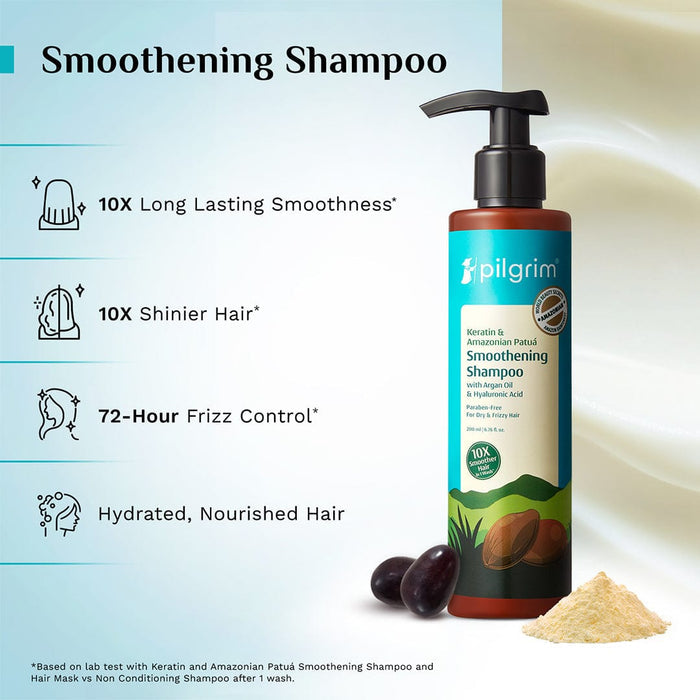 Pilgrim Keratin & Amazonian Patuá Smoothening Shampoo 200ml Pilgrim