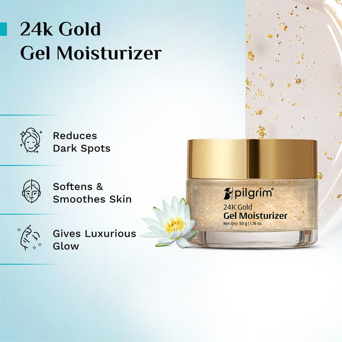 Pilgrim 24K Gold Gel Moisturizer 50g Pilgrim