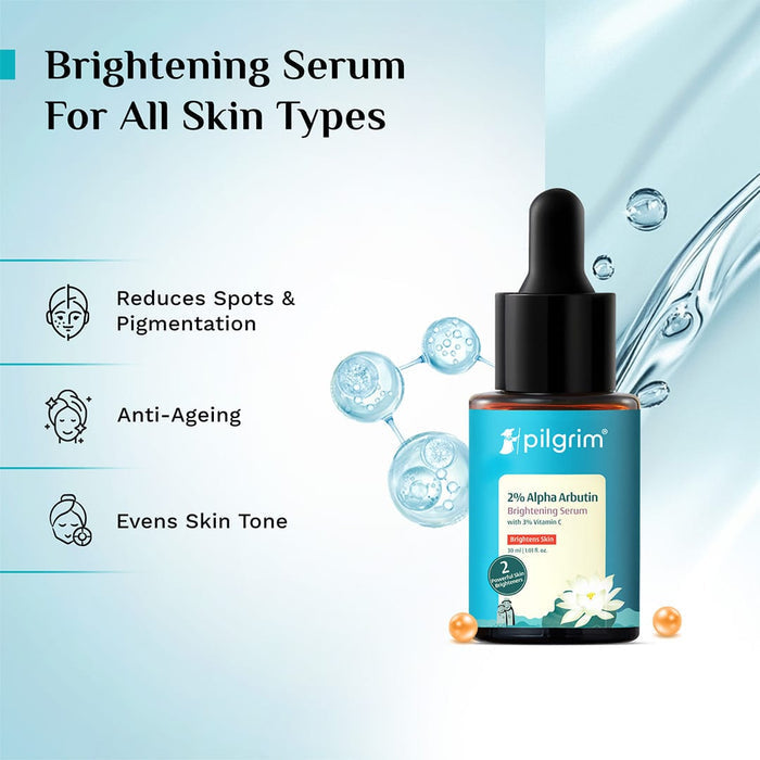 Pilgrim 2% Alpha Arbutin Brightening Serum 30ml Pilgrim