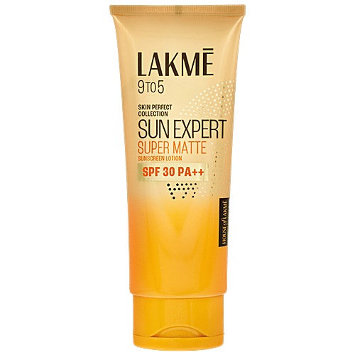Lakme Sun Expert Super Matte Sunscreen Lotion - SPF 30 PA++, 50 ml Lakme