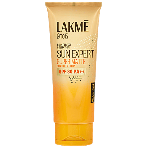 Lakme Sun Expert Super Matte Sunscreen Lotion - SPF 30 PA++, 100 ml Lakme