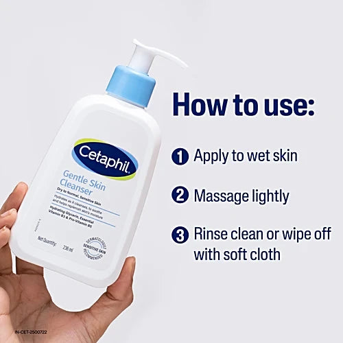 Cetaphil Gentle Skin Cleanser for Dry to Normal, Sensitive Skin | 125 ML Cetaphil