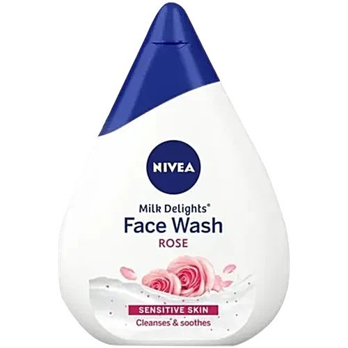 Nivea Milk Delights Face Wash With Rose For Sensitive Skin, 100 ml NIVEA