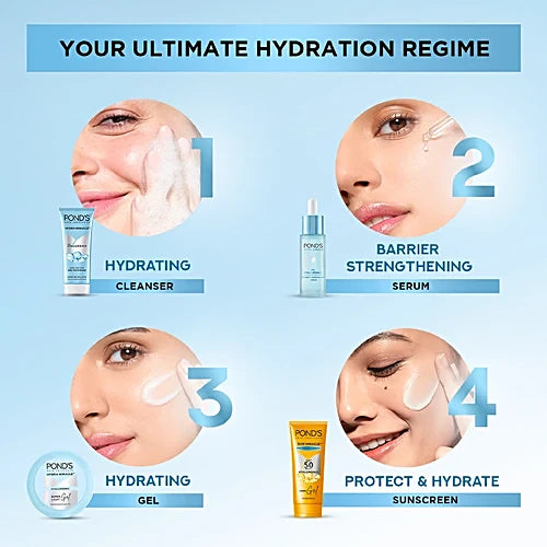 Ponds Super Light Gel Oil-Free Moisturize with Hyaluronic Acid & Vitamin E, 50 g Beauty Bumble