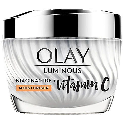 Olay Luminous Vitamin C Cream With 99% Pure Niacinamide - Lightweight & Non-Greasy Formula, 50 g Olay
