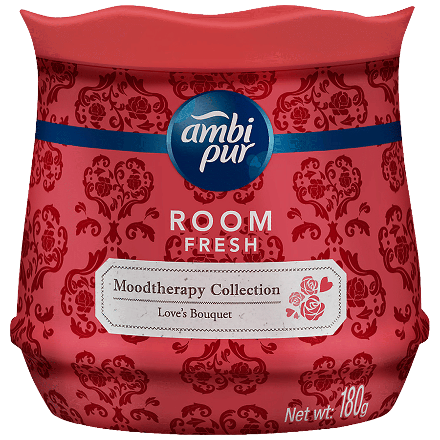 Ambipur Ambi Pur Mood Therapy collection Room Fresh Gel,Love’s Bouquet-Rose Blocks  (180 g) AMBI PUR