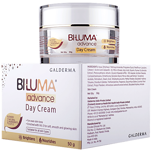 Biluma Advance Day Cream - Brightens & Nourishes, 50 g Biluma