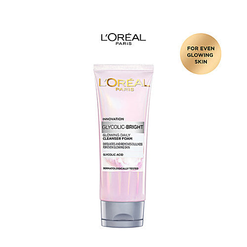 L'Oreal Paris Glycolic-Bright Glowing Daily Foam Cleanser 50ml L'OREAL